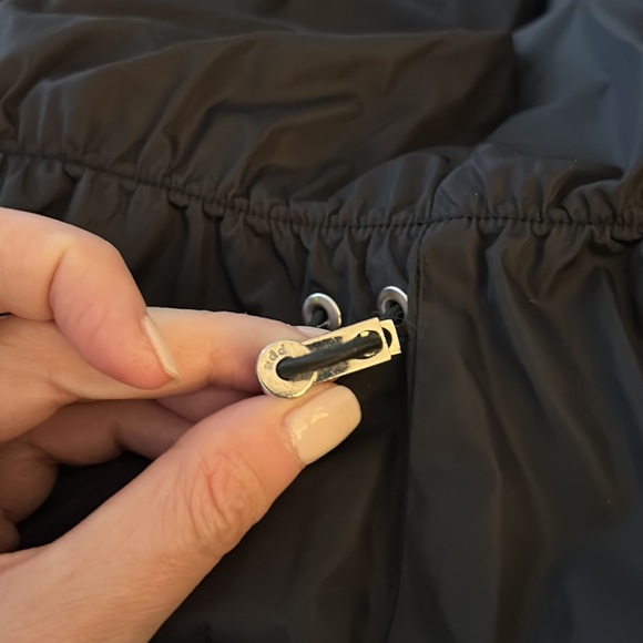 ADD Down Puffer Jacket Italy Raccoon Fur Hooded Color: Black -size 14Y/S - Picture 7 of 16